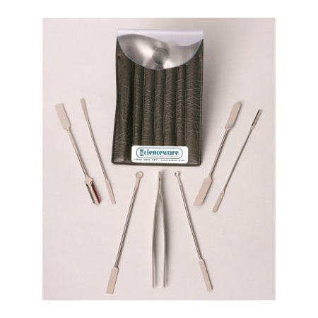 Bel-Art Bel-Art F36705-0000 7-Piece Stainless Steel Micro Spoon and Spatula Weighing Set F36705-0000